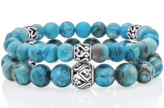 VY Jewelry Blue Stone Bracelet – A Timeless Symbol of Elegance & Strength!