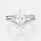 1.5CT Pear Lab-Grown Diamond Vintage Ring Set – A Celestial Love Story by Felicegals